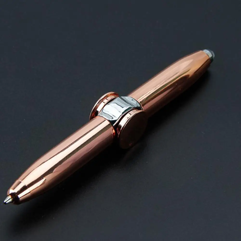 Спиннинг ручка со светодиодный светильник Spinner Игрушки Подарочная шариковая ручка спиннинг развлекательная ручка декомпрессионные игрушки R25