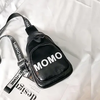 

Stylish PU Leather Waist Pack For Woman Outdoor Sports Hip Hop Chest Pouch Women Travel Shoulder Messenger Bag Phone Purses