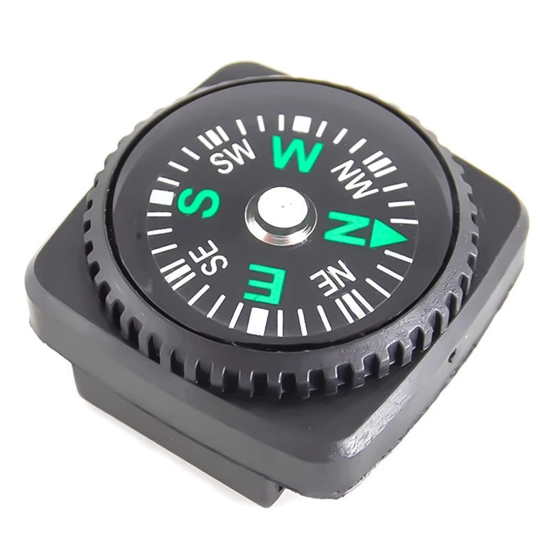 Mini Watch Strap Button Compass for Paracord Bracelet Survival Pocket Outdoor Hiking Camping Accessories |