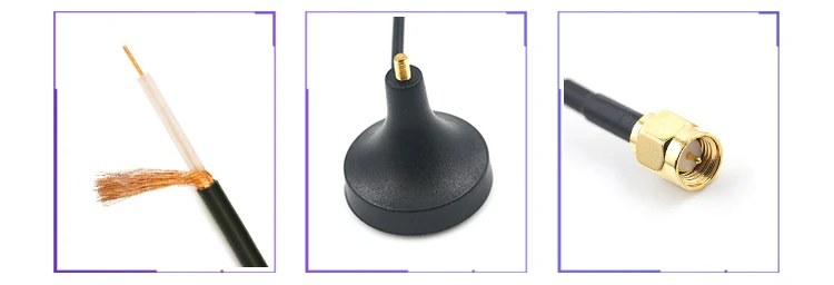 2,4 GHz антенна роутера Wifi 2,4G антенна модема с магнитным основанием Omni SMA Male WLAN DTU модуль Antena 2400M антенна G2400-3