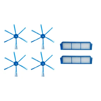 

Side Brushes + Hepa Filters for FC8007 FC8792 FC8794 FC8796 Vacuum Cleaner Robotic Replacement Spare Parts