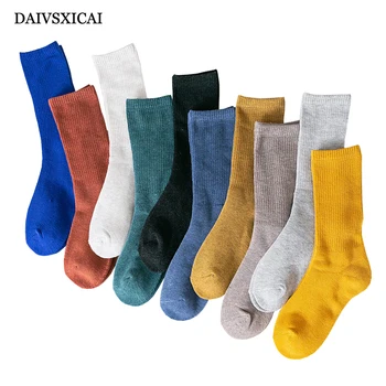 

3Pairs/lot=6Pieces Autumn Cotton Thickening Terry Socks Fashion Woman Warm Casual Ladies Winter Socks