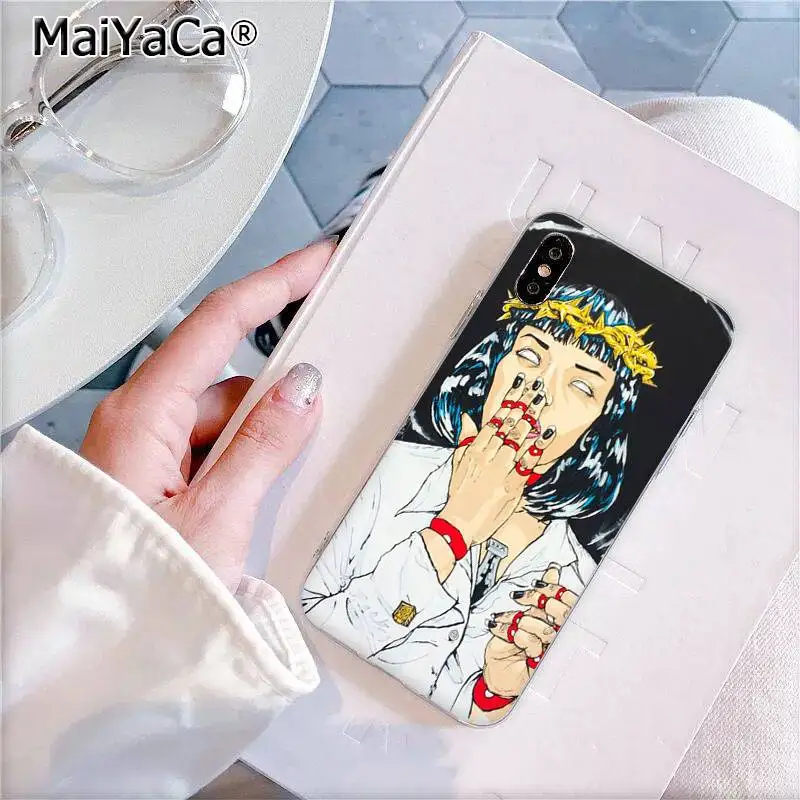 Мягкий чехол для iPhone 11 pro XS MAX 8 7 6 6S Plus X 5 5S SE XR MaiYaCa