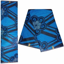 Новое поступление многоцветный узор дизайн африканская java восковая ткань хлопок гарантия качества Анкара восковая ткань s 6 ярдов! DF-4549