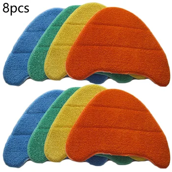 

8PCS Set Coloured Floor Cleaning Cover Pads For VAX S86-SF-CC Steam Cleaner Mop Washable And Reusable