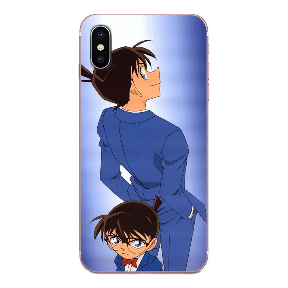 Аниме детектива Конана для Apple iPhone 4 4S 5 5C 5S SE 6 6S 7 8 11 Plus Pro X XS Max XR мягкий чехол для сотового телефона - Цвет: as picture