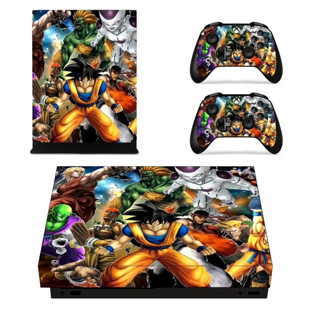 YSX1X1433 Наклейка s Dragon Ball для Xbox One X виниловое покрытие наклейки Стикеры Adesivo для Xbox one X консоли пульта дистанционного управления скины - Цвет: YSX1X1433