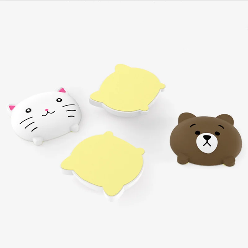 3 шт Мода для двери, в виде героев мультфильмов Краш Pad Дверь Пробка утолщение немой дверные решетки стены крылья резиновый замок крыла защитная накладка