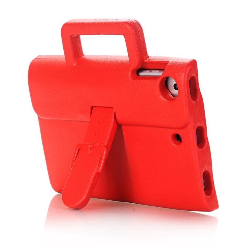 Чехол для планшета I Pad Mini чехол детский подарок 3D Brife чехол EVA Foam Kickstand противоударный чехол s для I Pad Mini 1 2 3 4 Coque - Цвет: Red