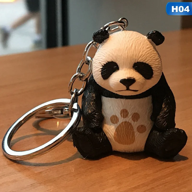 H04 Новинка, брелок Панда, новинка, милая панда, брелок, туристический сувенир, подарки, брелки для сумки, автомобильный брелок - Цвет: H04