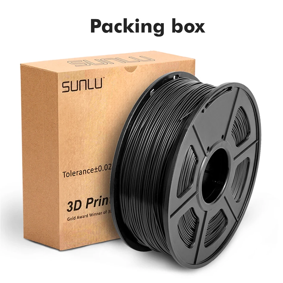 Нить SUNLU PETG для 3D принтера 1 75 мм кг материалы прозрачность нить 3d печати точность