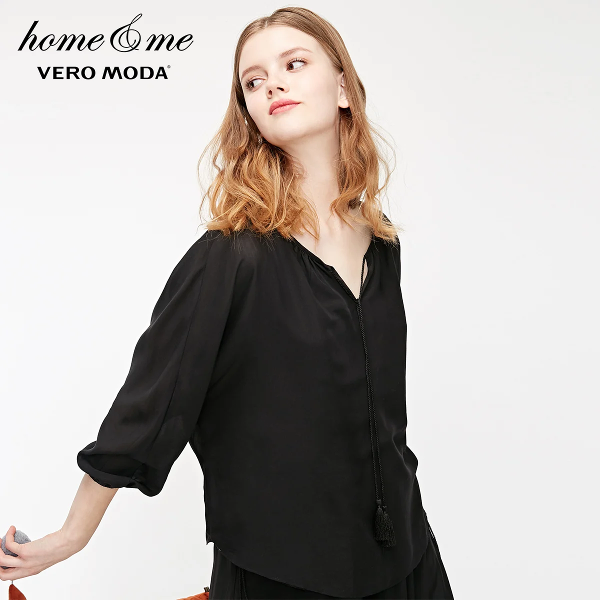 Vero Moda новые женские пижамные топы с бахромой и рукавами-фонариками | 3191P9502