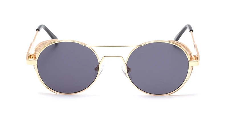 47301 круглые паровые панк ретро солнцезащитные очки для мужчин и женщин модные UV400 очки