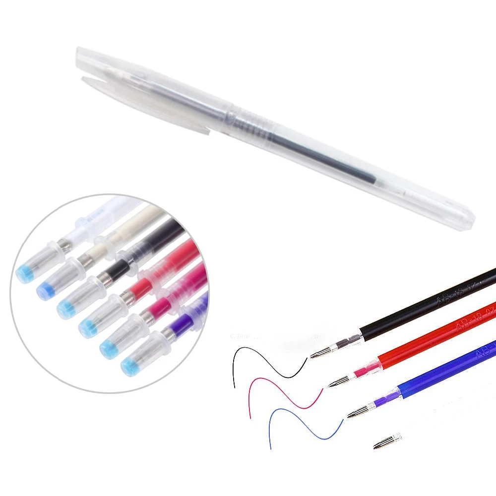 Heat Erase Pens with 40 Heat Erasable Fabric Refills Marking for Sewing  Quilting and Dressmaking Leather Marker Pen Sewing Tool - AliExpress