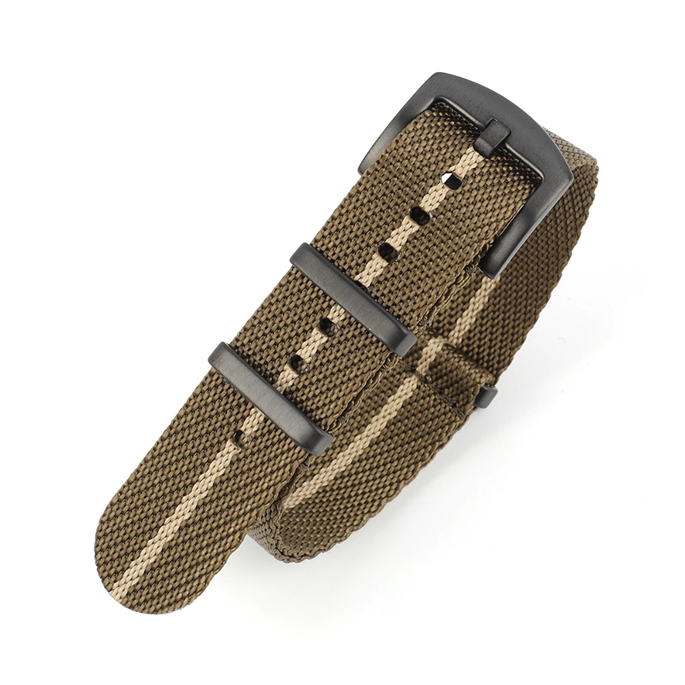 Nylon Nato Strap 20mm 22mm Stripe Watchband Replacement Watch Band Military Wristband Accessories For Tudor Nato Watch Strap