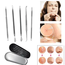 5 шт., прыщи, удаление акне угревая лицевая удаляет пятна от акне, набор инструментов для ухода за кожей лица, инструмент для борьбы с комедонами 6,4