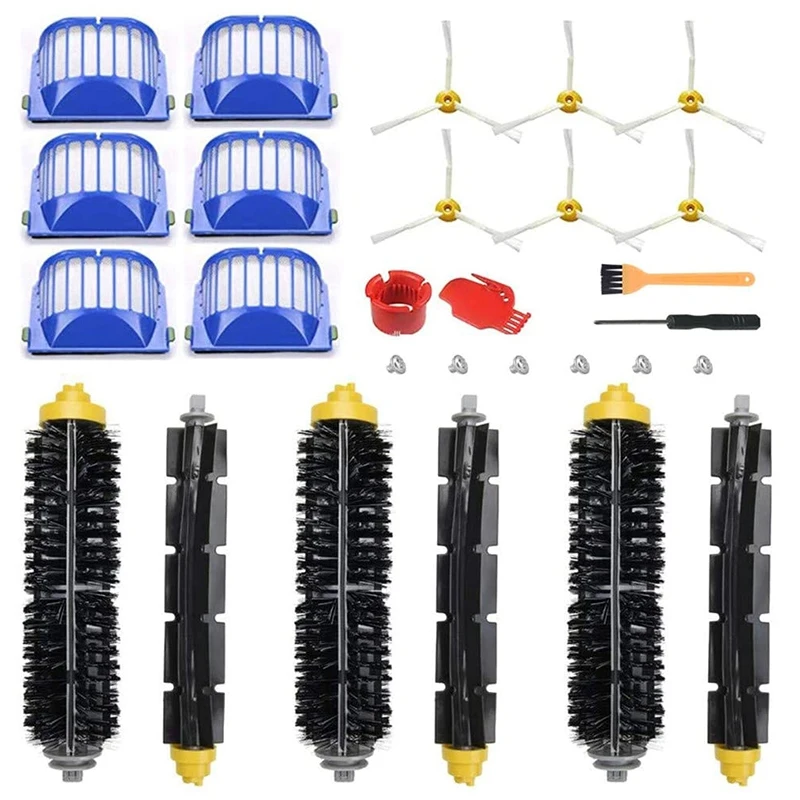 

Suitable for IRobot Roomba er Accessories 600 Series Filter Side Brush Rubber Brush Accessories Household