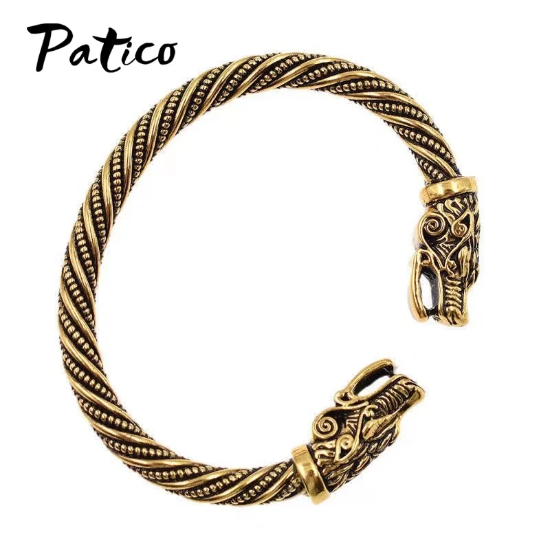 New Animal Design Open Cuff Bangle &amp Bracelet Dragon Luxury Silver Jewelry for Man and Women Punk Style Party Gift | Украшения и