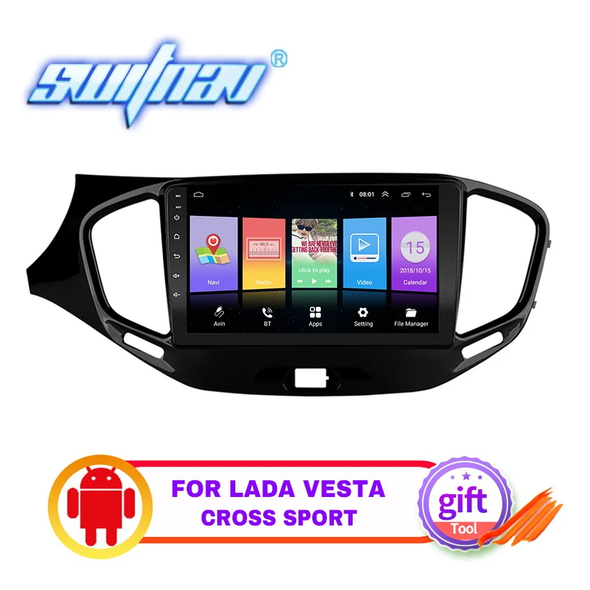 Автомобильный DVD плеер SWITNAV для LADA Vesta Cross Sport Android 8 1 Автозвук 2015 2019 gps мультимедиа