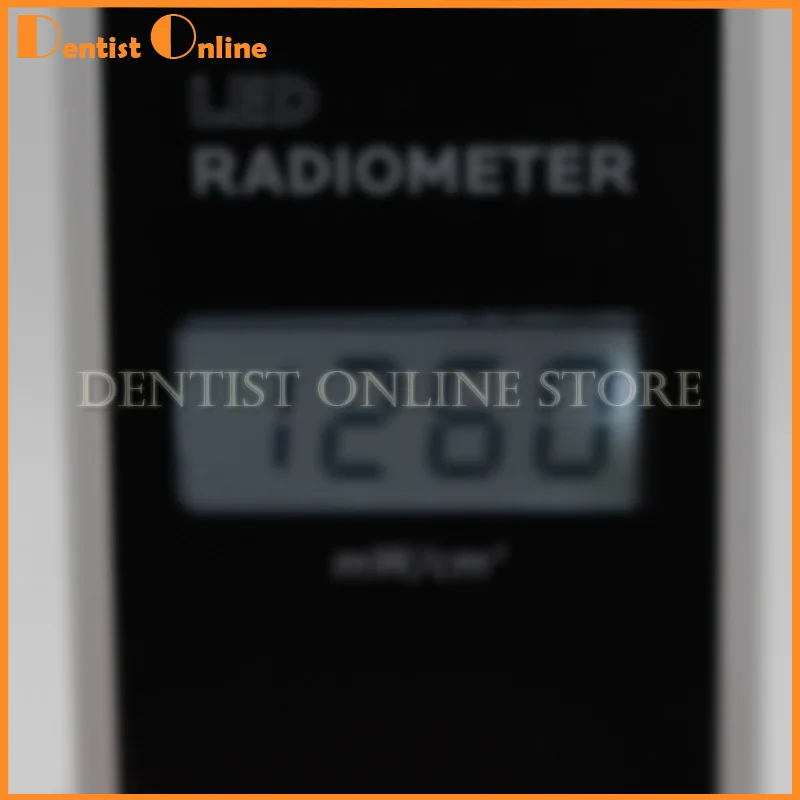  Dental Curing Light Meter Visible LED Radiometer Curing Intensity Battery with LCD Screen - 4000307603074