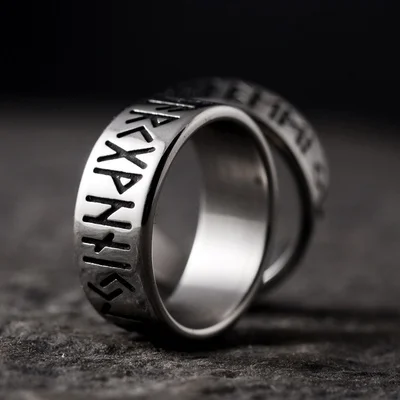 Мужское кольцо-амулет Odin норвежский викинг из нержавеющей стали 316L модное