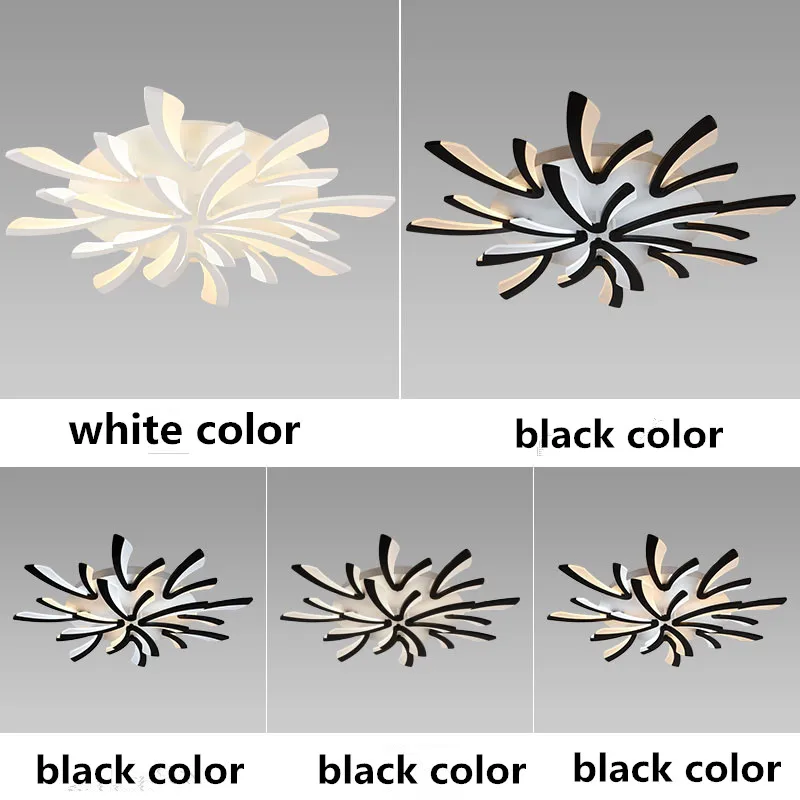 Акриловые толстые современные светодиодные потолочные лампы для гостиной