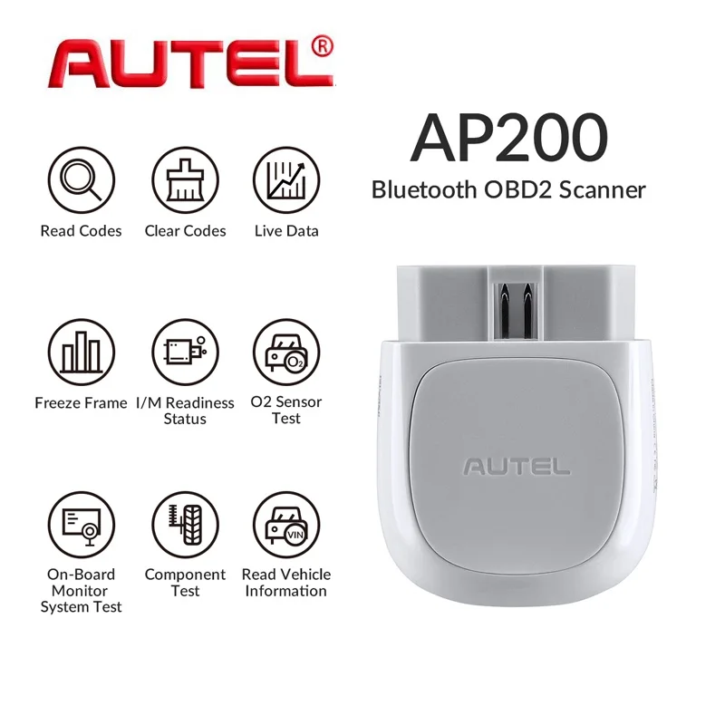 Autel AP200 Bluetooth OBD2 сканер DIY считыватель кодов со всеми системами диагностики масла/EPB/BMS/SAS/TPMS/DPF перенаборы IMMO сервис