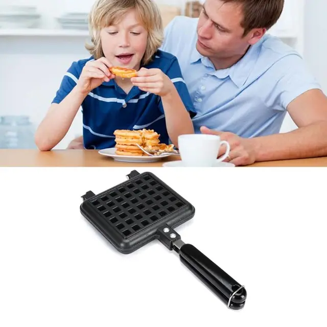 Ootdty Gofri Penész Öntött Alumínium Alap Kályhaház Háztartási Konyhai Gáz Nem Tapadás - Image 4