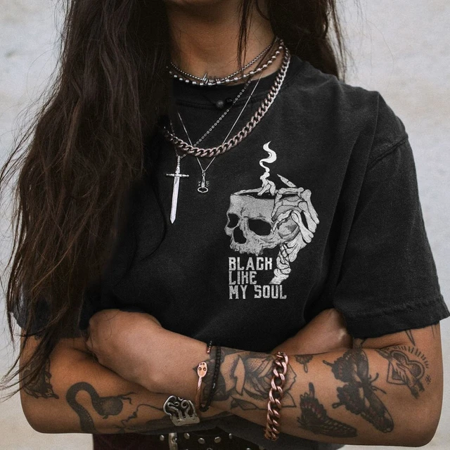 skull shirts for ladies