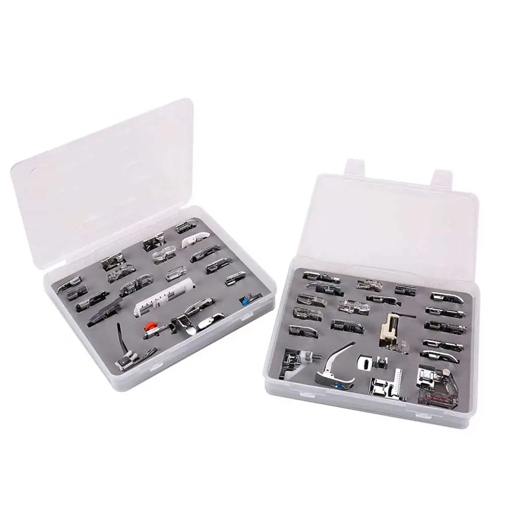 INNE 32/42/52/62pcs/Set Sewing Machine Presser Feet Home Accessories Kit Domestic Tools Multifunction For Brother Singer Parts 3