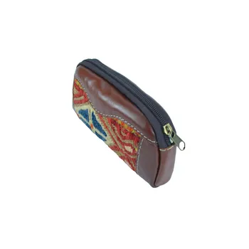 

Vintage handmade elegant wallet designed with special kilim