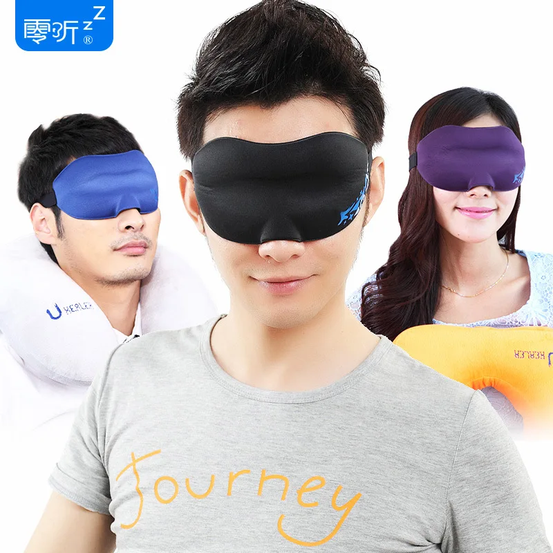 

Round Mesh Sleep Eye Patch 3D Breathable Blackout Student Men Pajama Eye Protection Mitigate Fatigue
