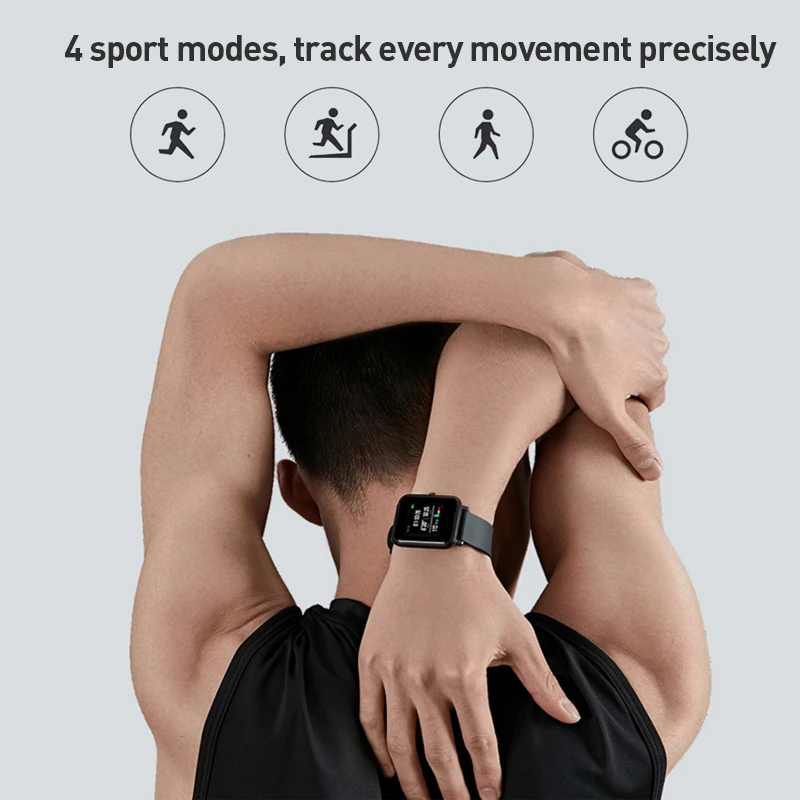Предпродажа Amazfit Bip Lite Smartwatch 2 Global Edition в режиме ожидания 45 дней 3ATM