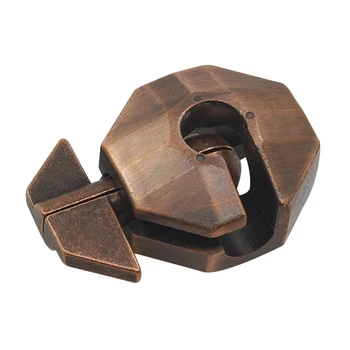 

Turtle Alloy Shell Lock Puzzle Classic Metal Brain Teaser Iq Eq Test Intellgence Toy Gift For Adults Children Kids