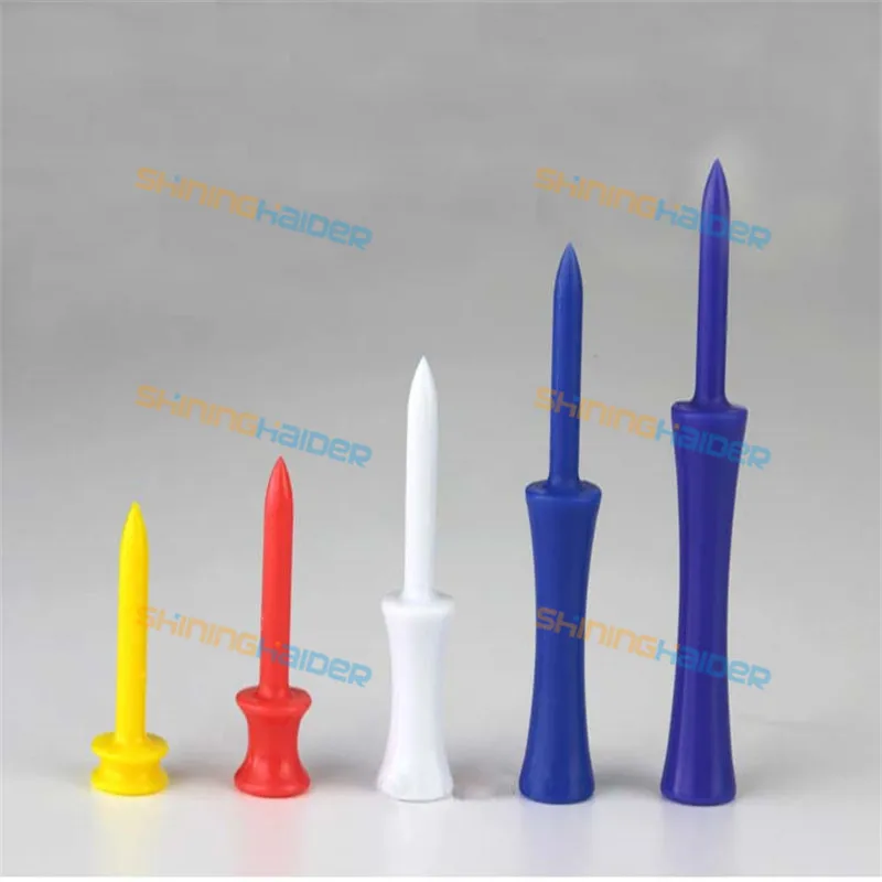 Цветные пластиковые гвозди для гольфа, мячи для ногтей, Пластиковые ...