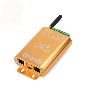 

LED Wifi Music Controller with Mic for Digital Pixels Panel Screen Strip Light WS2812B Addressable Andriod APP Control DC5-24V