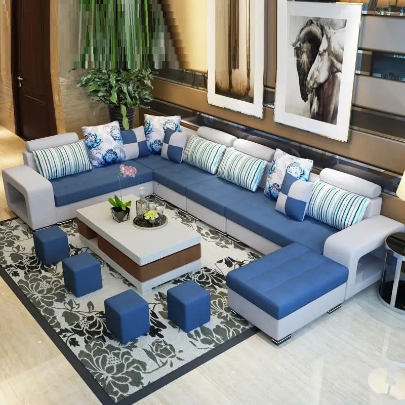 Number 6 Meble Puff, современный набор мебели для гостиной, Mueble De Sala, диван - Цвет: Number 6
