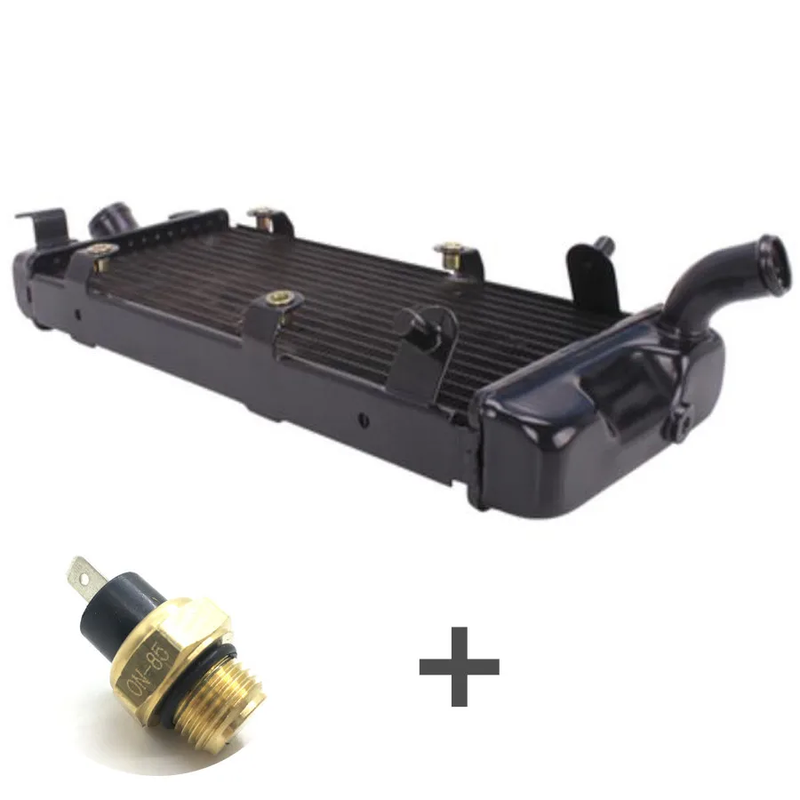 

For Honda Shadow VT600 Steed 400 600 VLX 400 600 Accessories Motorcycle Water Tank Radiator Cooler With Sensor