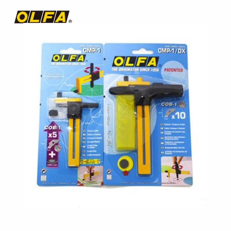 OLFA CMP-1(1-15 см) роторный компас, круглый резак, нож для резки, OLFA CMP-1/DX(1,6-22 см) нож для ткани