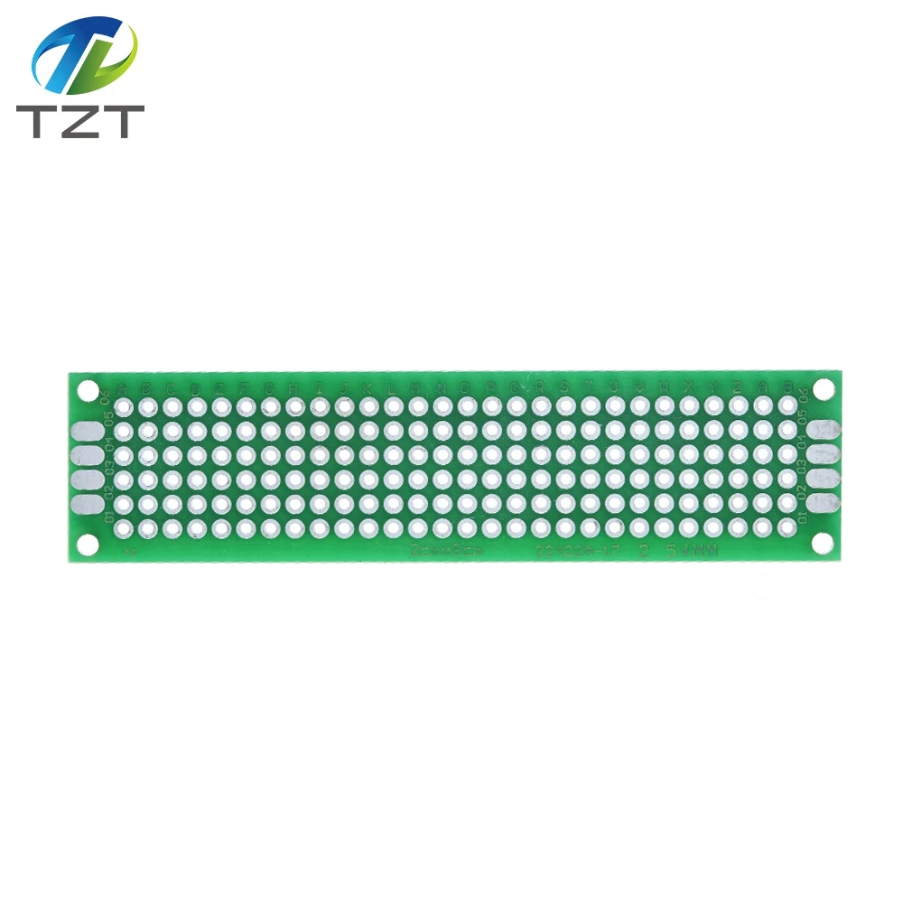 10 шт. 2x8 см двухсторонний Прототип pcb 2*8 панель универсальной платы зеленый