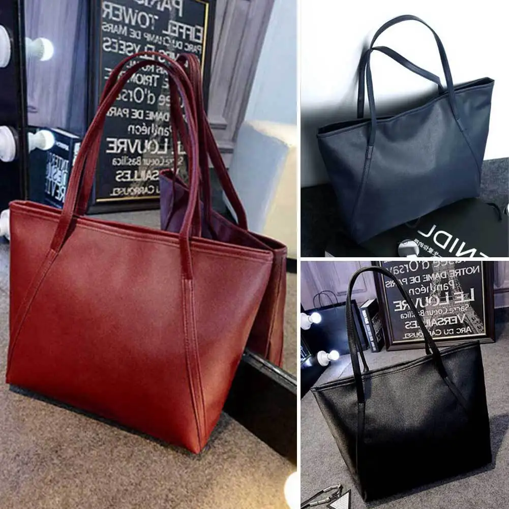 

New Ladies Women's Fashion Large Leather Tote Hobo Shopper Shoulder Bag Handbag