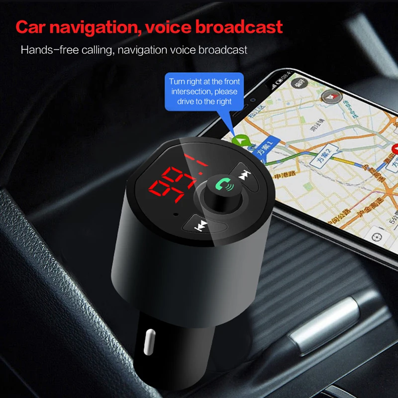 24v Вольт USB Автомобильное зарядное устройство Многофункциональный Bluetooth Fm модификатор автомобильный аудио автомобильный mp3-плеер