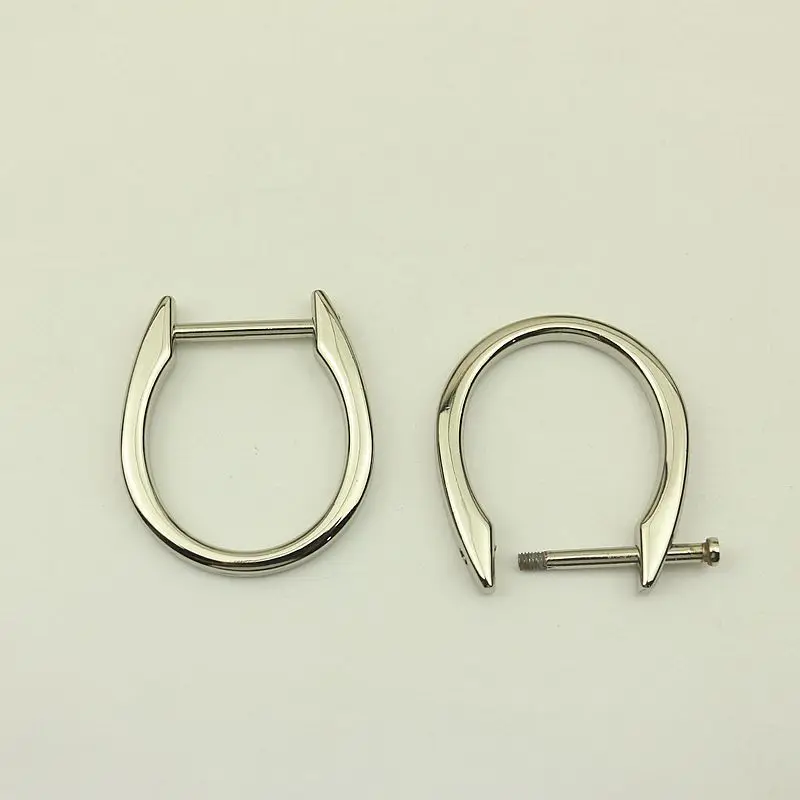 20Pc Metal Detachable Openable Removable Handbag Leather Shoulder HandBag Purse Strap Belt Web Screw Dee D Ring Buckle Clasp DIY