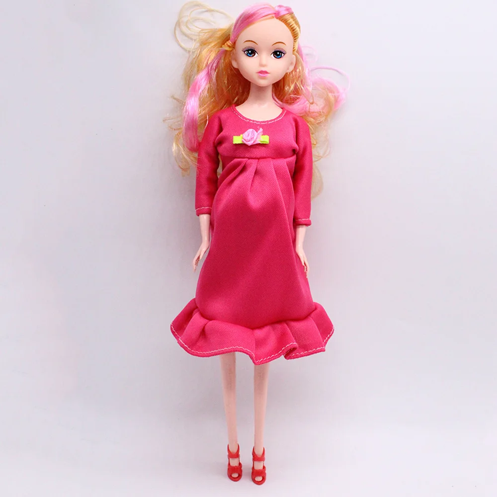 Новая кукла для беременных с большим животом 30 см Bjd 1/6 у нее ребенок в животе