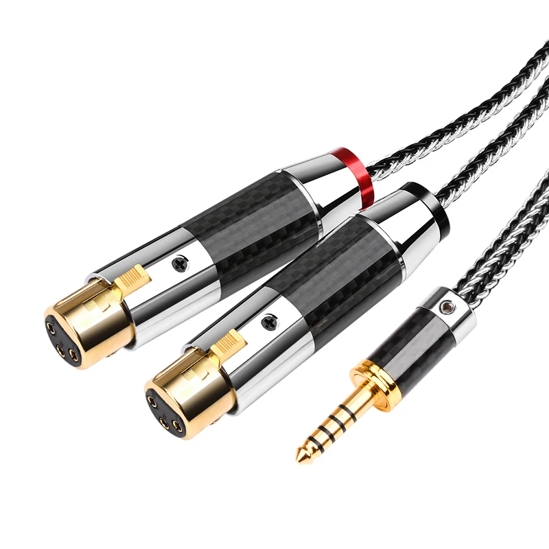 Hifi 4.4mm 2XLR ̺ ǰ Siver  OCC  WM1A/1Z PHA-1A/2A Z1R 4.4mm ׷̵ ̺