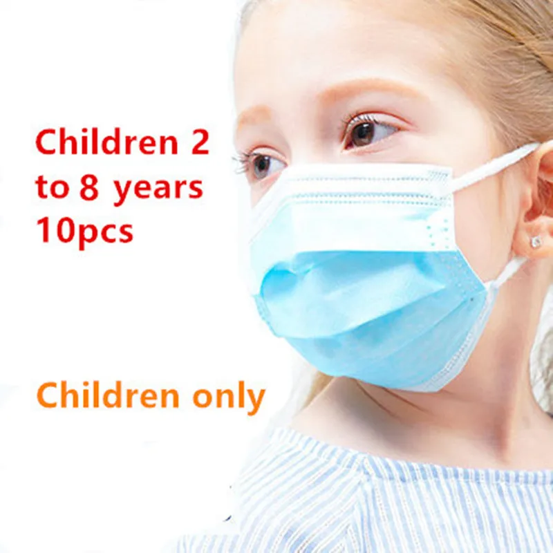 

Children's masks disposable meltblown masks primary and secondary school students baby masks breathable three layers of 50
