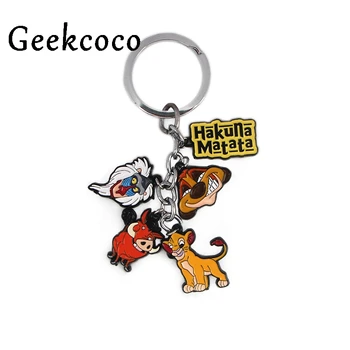 

10pcs/lot Lion cartoon Animal Keychain Couple Lovely Keychain Car Keying Gift For Girl Women Men Jewelry Bag Charm J0465