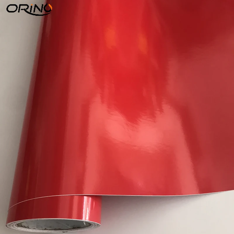 Red Gloss Vinyl Wrap Sticker-2