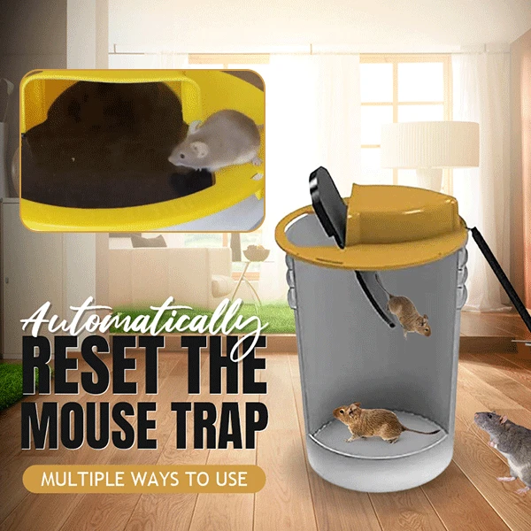 High Qulity Automatically Reset The Mouse Trap Mousetrap Slope Rat Flip N Slide Bucket Lid Mice Rodent Catcher Pest Control | Дом и сад