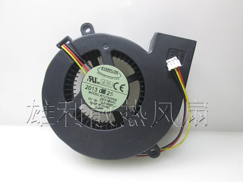 

Free Delivery.R127020SM 12V 0.26A 7CM Projector Turbine Cooling Fan